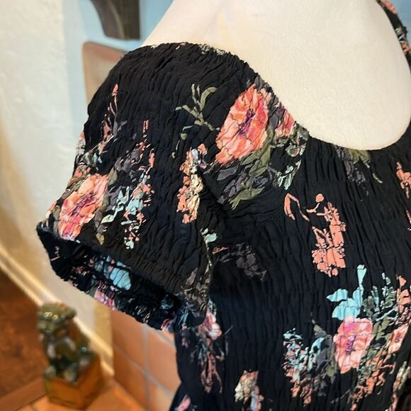 Band of Gypsies, Size M, Black Floral Jumpsuit! - Picture 6 of 9